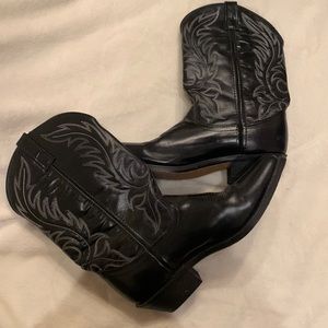 Laredo Black Cowboy Boots